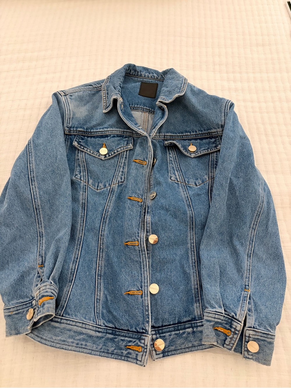 Goldsign Light Blue Denim Jean Jacket